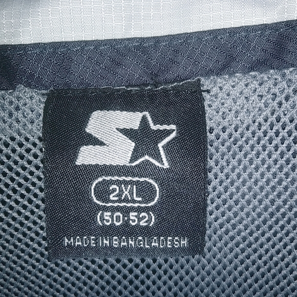 Starter Mens 2XL Windbreaker Front Zip Jacket - Picture 6 of 13